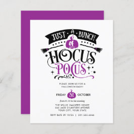 BUDGETBunch Hocus Pocus Halloween Bash Party