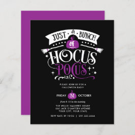 BUDGETBunch Hocus Pocus Halloween Bash Party
