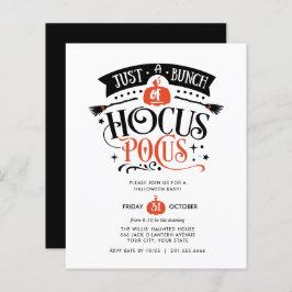 BUDGETBunch Hocus Pocus Halloween Bash Party