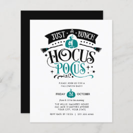 BUDGETBunch Hocus Pocus Halloween Bash Party