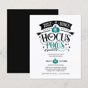 BUDGETBunch Hocus Pocus Halloween Bash Party