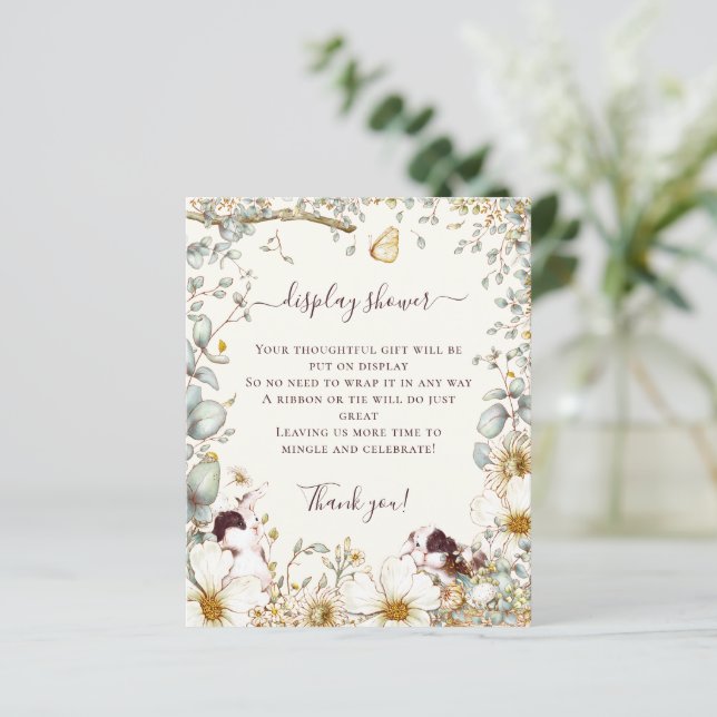 Budgetbunnies Girl Boy Baby Visning Shower (Stående Fram)