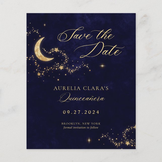 BUDGETElegant A Natt under Stars Quinceañera (Framsida)