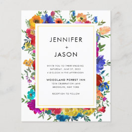 BUDGETEleganten Färg Ro Peonies Bröllop