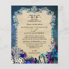 BudgetElegantens Mörk Alice i underlandet Bröllop