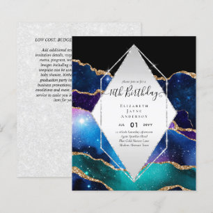 BUDGETEN 16:e födelsedag Glittery AGATE Gnistra In