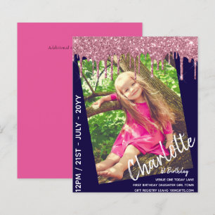 BUDGETEN 1:a födelsedag 1:a i dag PHOTO Inbjudan