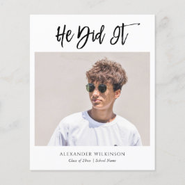 BUDGETEN 2023 gjorde det Modern Boy Grad-meddeland Flygblad