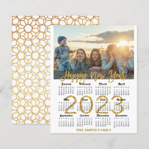 BUDGETEN 2023 - Modern familjefotkort för kalender