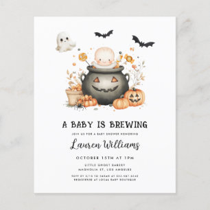 BUDGETEN A Baby brinner i halloween-babyskor