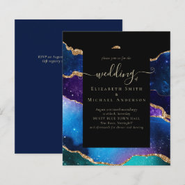 BUDGETEN AGERA Blått Lila Guld Bröllop