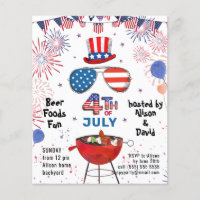 BUDGETEN Amerikanska Flagga 4:e JULY BBQ Party Inb