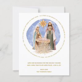 Budgeten är borta i ett julkort