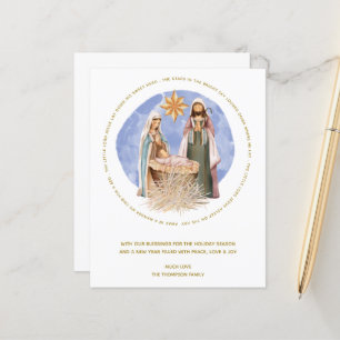 Budgeten är borta i ett julkort