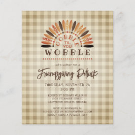 Budgeten är futtig Friendsgiving Potluck Turkiet I