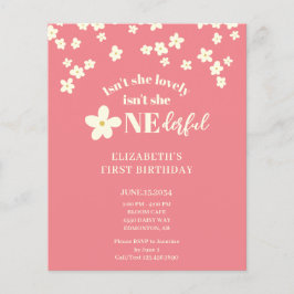 Budgeten är inte en vacker Daisy 1:a födelsedagskv