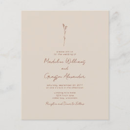 BUDGETEN - Bjud in rent botaniskt konstbröllop