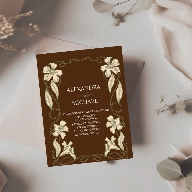 Budgeten Blommigt Art nouveau Bröllop (Skapare uppladdad)