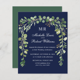 BUDGETEN Blue BLOMMIGT Arch Summer Vår bröllop