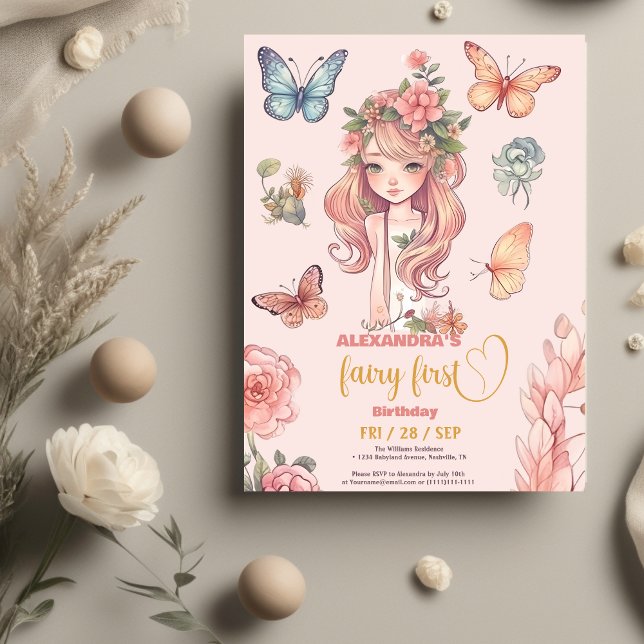 Budgeten Boho Fairy First Girl Reklamblad (Skapare uppladdad)