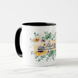 BUDGETEN Bridesmaid Brudens sida ger SUNFLOWERS Mugg