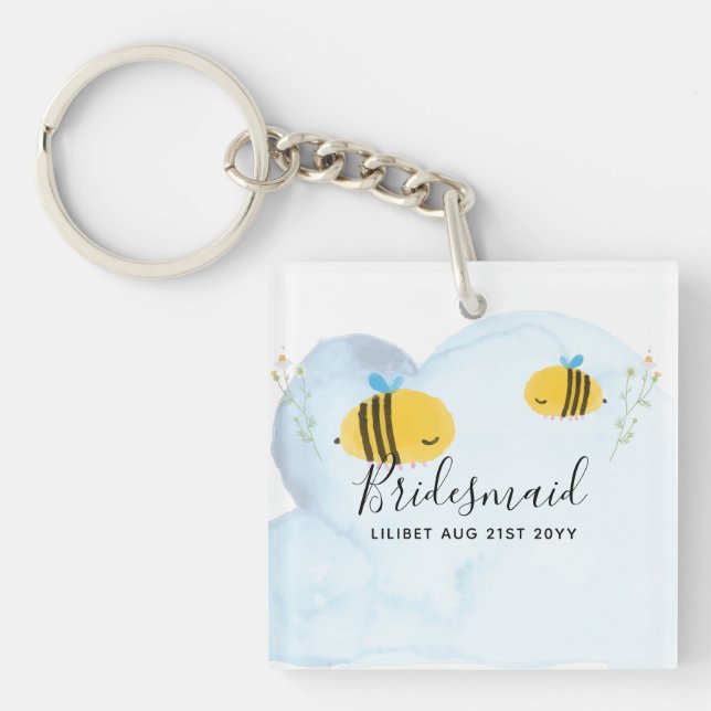 BUDGETEN Bridesmaid Brudens sida Gifts Humla (Framsidan)