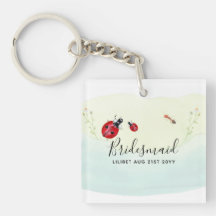BUDGETEN Bridesmaid Brudens sida Gifts LADYBUGS