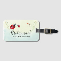 BUDGETEN Bridesmaid Brudens sida Gifts LADYBUGS