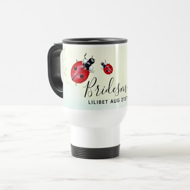 BUDGETEN Bridesmaid Brudens sida Gifts LADYBUGS Resemugg (Framsida vänster)