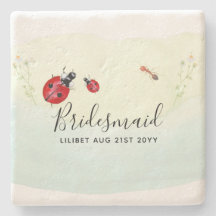 BUDGETEN Bridesmaid Brudens sida Gifts LADYBUGS