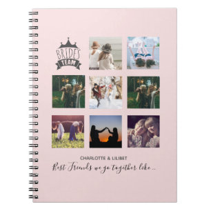 BUDGETEN - Bridesmaid presenterar PHOTO COLLAGE-ci Anteckningsbok