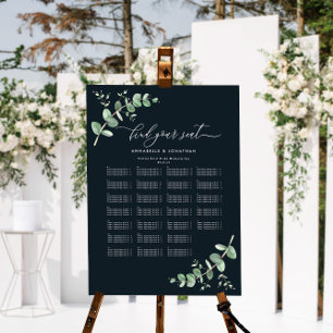 Budgeten Bröllop Eucalyptus botaniska hitta ert sä Poster