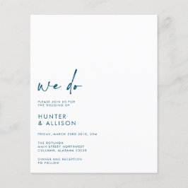 BUDGETEN Bröllopapper Flygblad