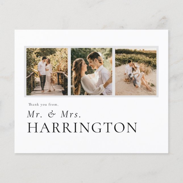 BUDGETEN Classic Mr och Photo Collage Bröllop (Framsida)