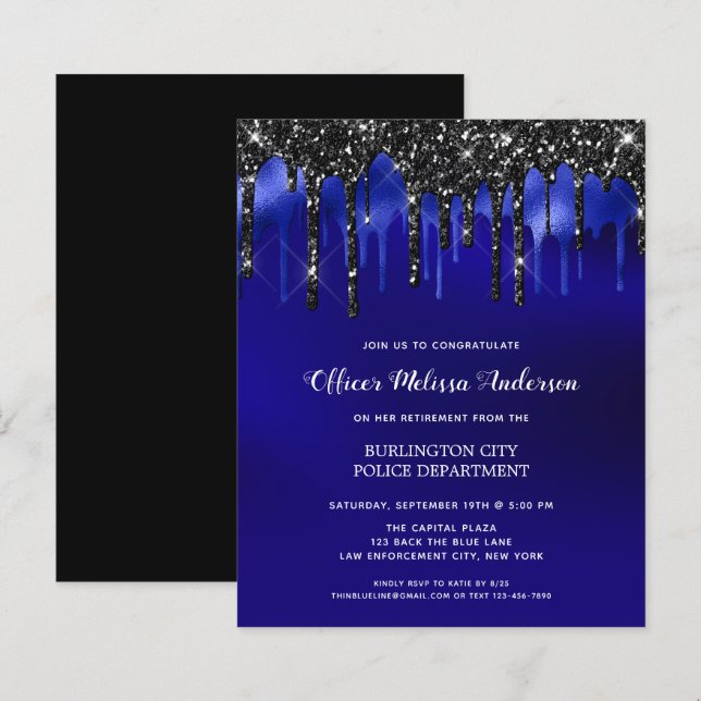 Budgeten Elegant Tillsatta lagar poliskår Pension (Fram/baksida)