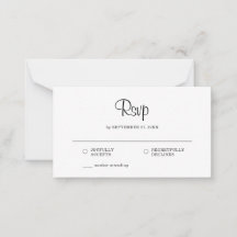 BUDGETEN Enkel Elegant Rustic OSA Bröllop