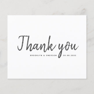 BUDGETEN - enkelt tackkort för Bröllop