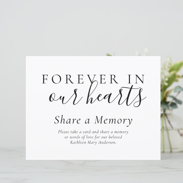 BUDGETEN  ett Bord-minnestecken (Stående Fram)