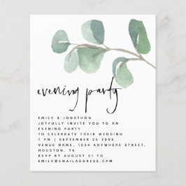 BUDGETEN Eucalyptus Evening Party Bröllop