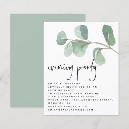BUDGETEN Eucalyptus Evening Party Bröllop