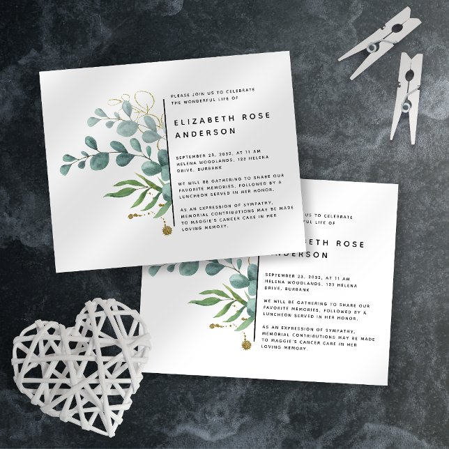 BUDGETEN Eucalyptus Firande i Life-inbjudan (Skapare uppladdad)
