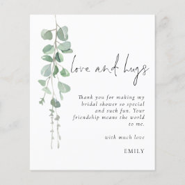 Budgeten Eucalyptus Kärlek Hugs Möhippa Tack