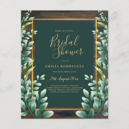 BUDGETEN Eucalyptus MÖHIPPA Greenery Guld QR F Flygblad
