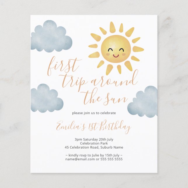 Budgeten för första Resa runt Sol:s första födelse (Framsida)