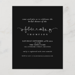 Budgeten för framtiden, fru Möhippa Black White In