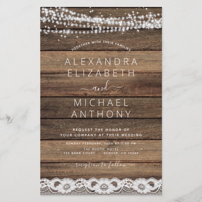 Budgeten för jordbruken String Ljus Snöre Bröllop (Framsida)