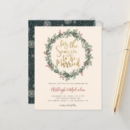 Budgeten för jul-utbrottet Bröllop