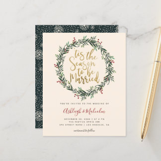 Budgeten för jul-utbrottet Bröllop