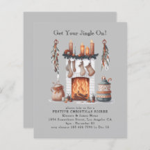 Budgeten för julafton Party Inbjudan