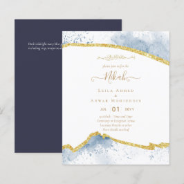 BUDGETEN FÖR NIKAH Islamic Bismillah bröllop